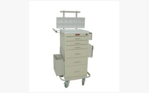 Harloff 6 Drawer Phlebotomy Cart Pkg w/Turn Latch