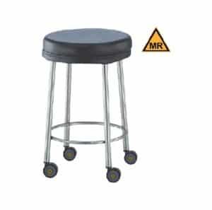 Blickman MR-Conditional 15"D Padded Stool w/Swivel Casters | 7445MR-C