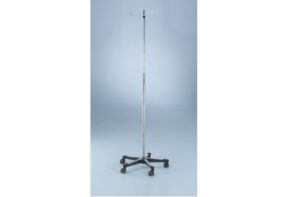Blickman MR-Conditional 5-Leg IV Stand with Two Hooks | 7792MR-C