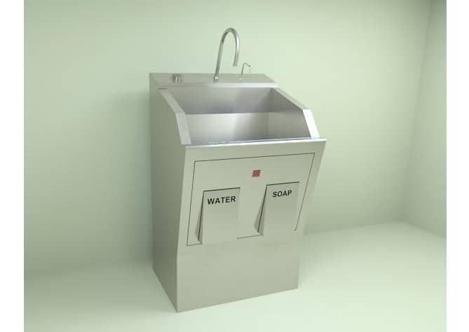 Steris Amsco Flexmatic Double Bay Scrub Sink - Venture Medical