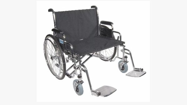Drive Sentra 26" EC Heavy Duty, Extra, Extra Wide Wheelchair | STD26ECDDA