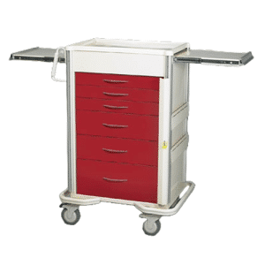 MPD Select 6 Drawer Emergency Cart: SBT-630A, Venture Medical Requip.