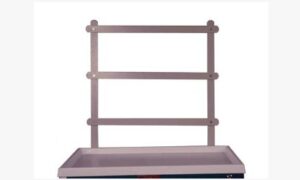 Harloff MR-Conditional Cart Accessory - 3 Tier Raised Back Rail | MR-RBR3