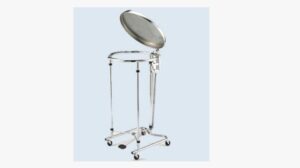 Hassoc Chrome 18" Round Tilt Top Hamper | 1530