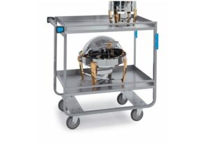 Lakeside Stainless Steel 700 lb Capacity Guard Rail Cart | 729