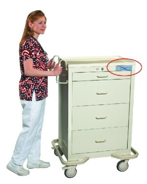MPD Standard 4 Drawer Anesthesia Cart w/  Electronic Lock | MET-430