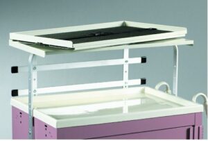 MPD Cart Accessory: Defib Swivel Shelf Unit TDS-1