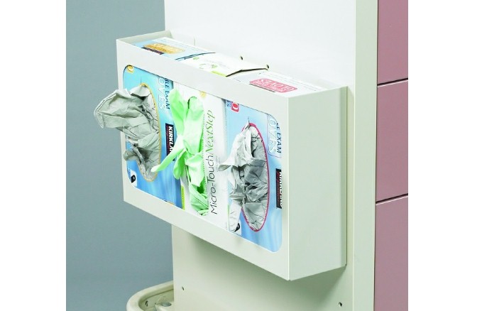 værktøj Tempel Højttaler MPD Cart Accessory: Triple Glove Box Holder TGB-3 - Venture Medical