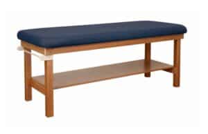 Oakworks PowerLine™ 30" Wide Treatment Flat Top Table w/Shelf | PW30-SH