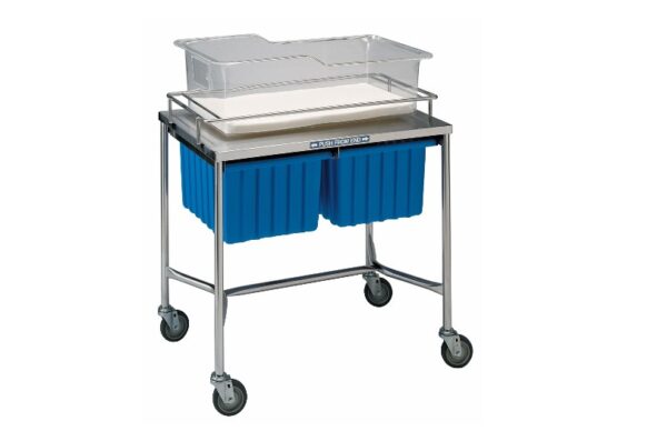 Pedigo Bassinet Stand w/Tote Boxes | P-1114-SS