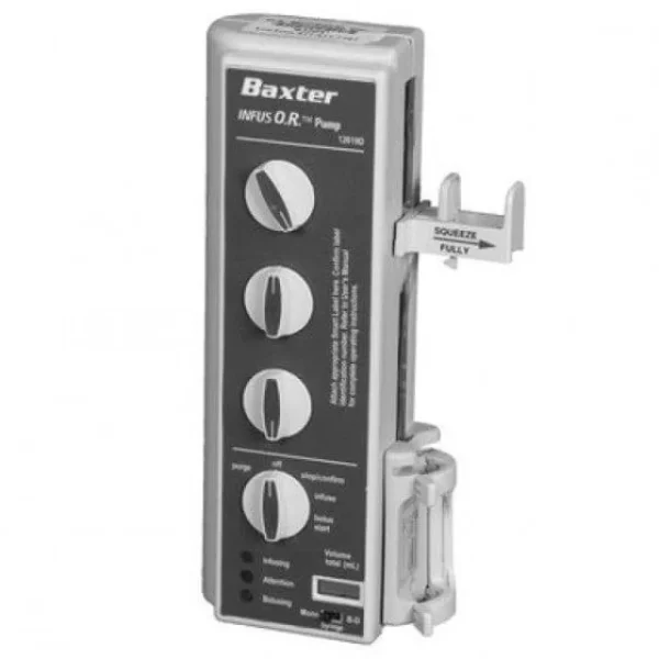 Baxter InfusOR, Syringe Infusion Device, Venture Medical Requip.