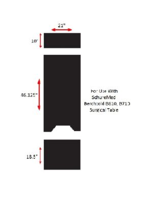 Berchtold Replacement Surgical Table Pads