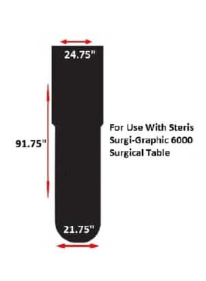 SchureMed Steris Surgi-Graphic 6000 Surgical Table Pads