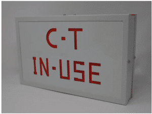 Wolf Illuminated "In Use" Signs, Venture Medical Requip.