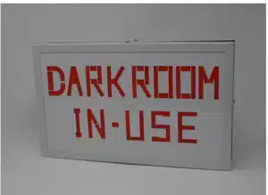Wolf Illuminated "In Use" Signs, Venture Medical Requip.