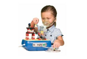 Drive Compressor Nebulizer w/Townhouse Interactive Building Block Kit | MQ7000