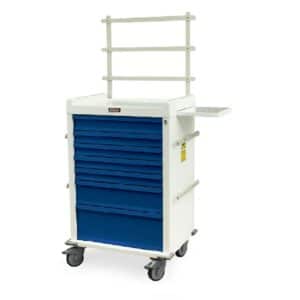 Harloff MR Conditional 7 Drawer Anesthesia Cart, Specialty Pkg,Key Lock | MR7K-MAN