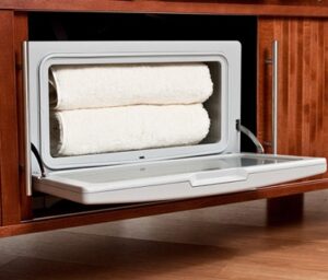 Oakworks Spa Accessory: Large Hot Towel Cabi