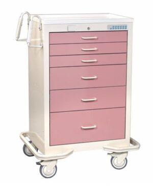 MPD Standard 6 Drawer Anesthesia Cart w/ Proximity Reader | MXT-630