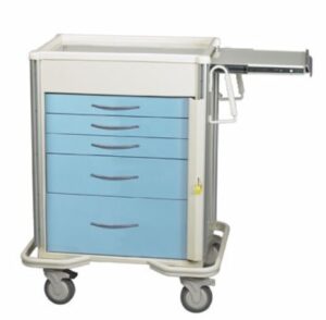 MPD Select 5 Drawer Aluminum Emergency Cart | SBT-524A