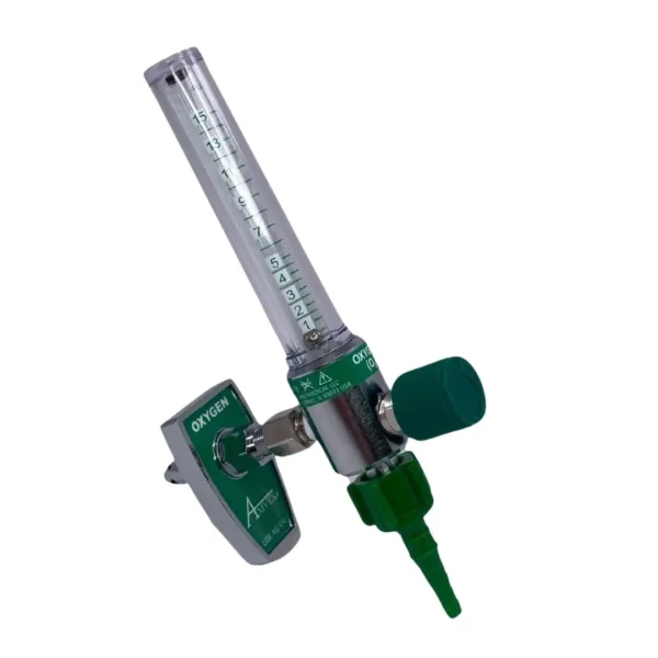 AMVEX Oxygen Flowmeter with Chemetron Adapter: FM-15UO-CH, Venture Medical Requip.