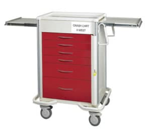 MPD Select 6 Drawer Emergency Cart: SBT-627A, Venture Medical Requip.