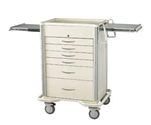 MPD Select 6 Drawer AL Mobile Anesthesia Workstation, Venture Medical Requip.