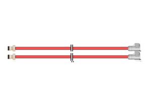 Zimmer Compatible Dual Tourniquet Hose/Red - New