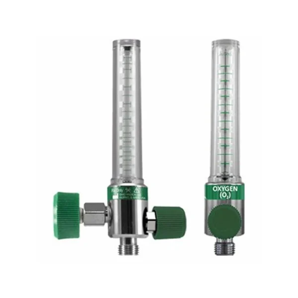 AMVEX Oxygen Flowmeter with DISS Hand Tight Adapter | FM-15UO-DH