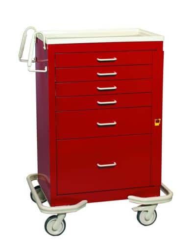 MPD MBS-630 6 Drawer Emergency Cart, Venture Medical Requip.