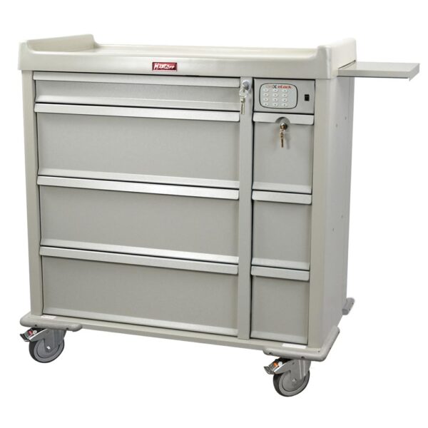 Harloff Electronic Punch Card Medication Cart | SL600PC-EKC