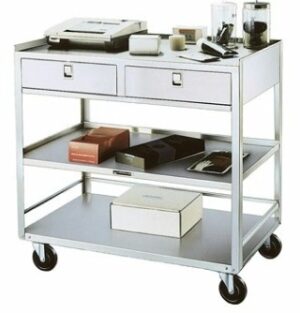 Lakeside SS Equipment Stand w/2 Drawers & 3 Shelves | 474