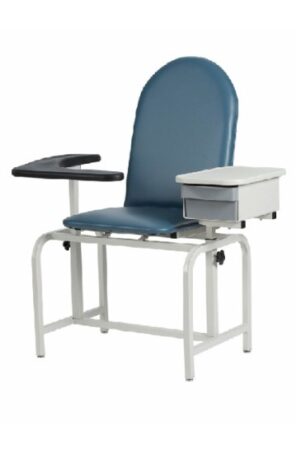 Winco Blood Drawing Chair with Padded Vinyl & Drawer | 2572