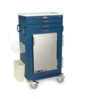 Harloff Malignant Hyperthermia Cart w/Medical Grade Refrigerator | MH5300K