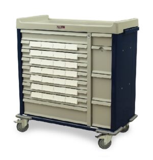 Harloff Standard Line Med-Bin Cart with 28 Five Inch Bins | SL28BIN5
