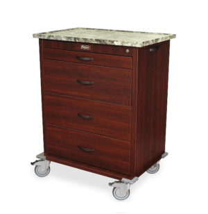 Harloff Wood Vinyl 540 Capacity Punch Card Med Cart Pkg | WV540PC
