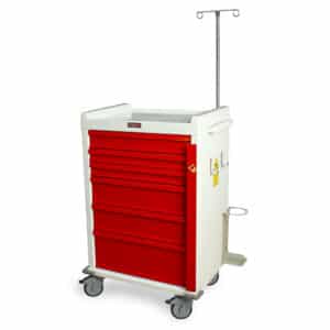 Harloff MR-Conditional 6 Drawer ER Cart w/Breakaway Lock Specialty Pkg | MR6B-EMG