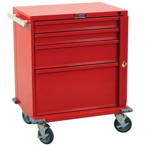Harloff V-Series 4 Drawer ER Crash Cart w/Breakaway Lock | V24-4B