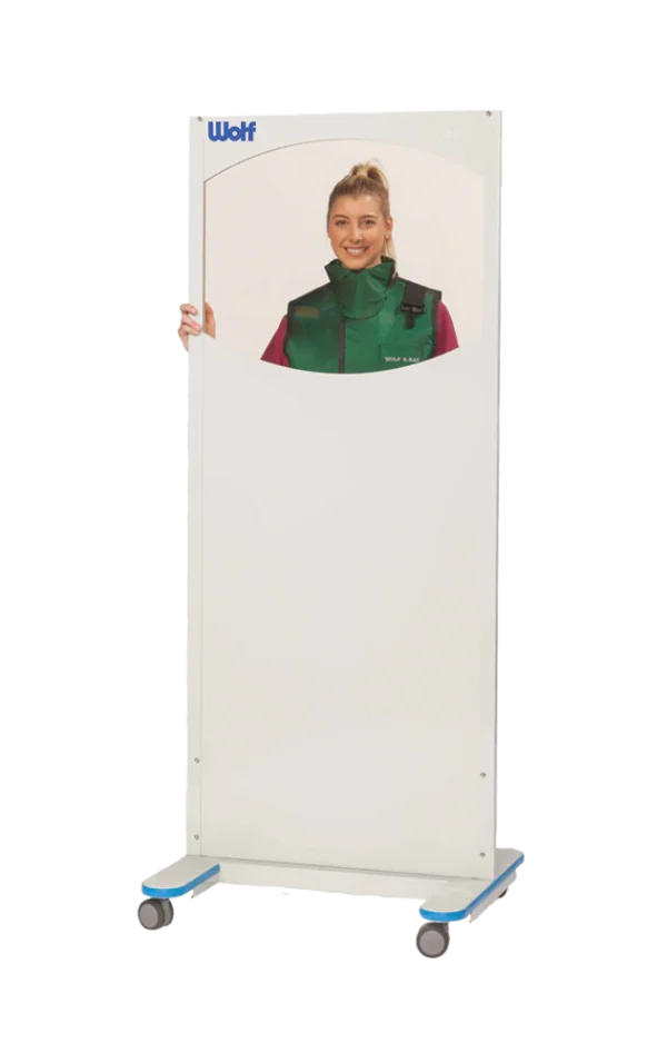 Wolf Clear-Pb Mobile Barrier: 56603-W, Venture Medical Requip.