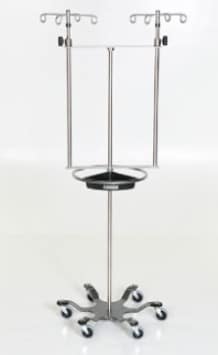 MCM Double IV Pole with Steering Wheel and Tray | MCM 286