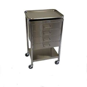 MCM 523-T: Anesthesia Cart w/ Removable Tray