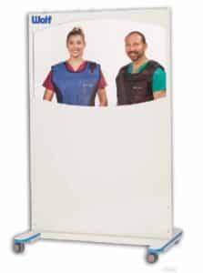 Wolf Clear-Pb Mobile Barrier, 56600-W, Venture Medical Requip.as