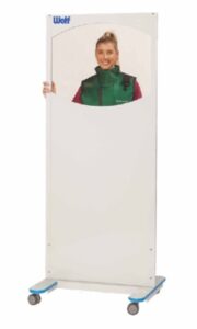 Wolf Clear-Pb Mobile Barrier: 56603-W, Venture Medical Requip.