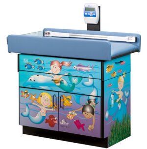 Clinton Merry Mermaids Scale Table and Cabinet | 7854-X