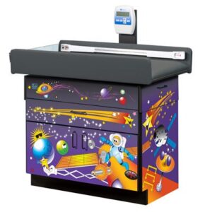 Clinton Space Place Scale Table & Cabinet | 7835-X
