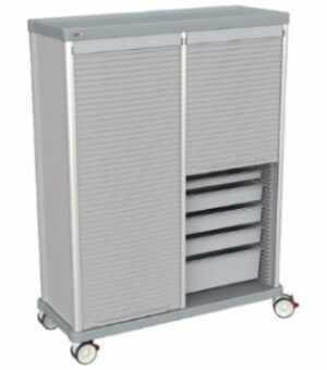 Lakeside Double Door Logistics Supply Cart, 71" | TRS-180D