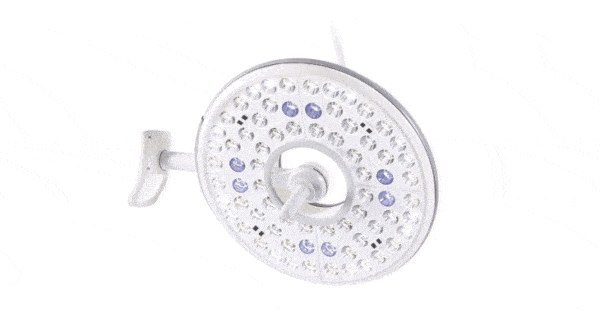 Luvis L400 Dual Ceiling Mounted Laminar Flow LED Surgical Light - Image 2