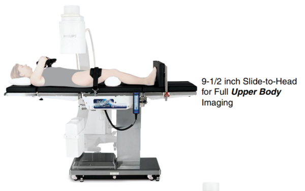 Skytron 3600 UltraSlide Surgical Table Upper Body Imaging