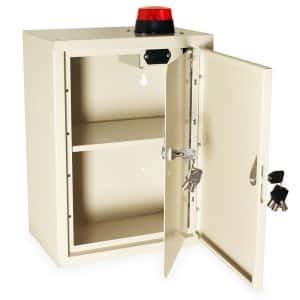 Harloff Medium Narcotics Cabinet with Audio/Visual Alarm | NC16C12-DT2-AVD