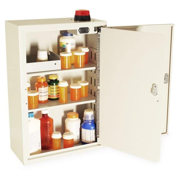 Harloff Tall Narcotics Cabinet with Audio/Visual Alarm | NC24C16-DT2-AVD - Image 4